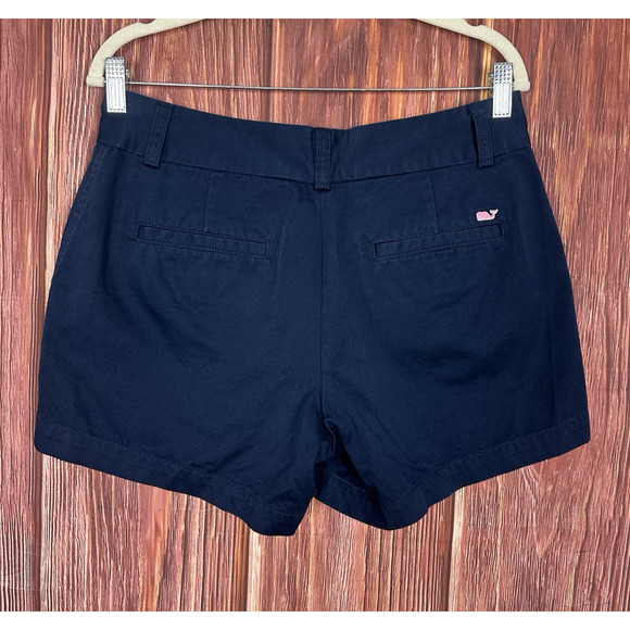 Vinyeard Vines Womens Navy Blue Chino Shorts Casual Size 4 / 4 in inseam - Picture 1 of 4